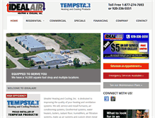 Tablet Screenshot of idealair.com
